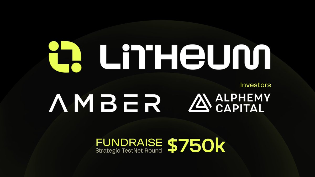 Luketheeth's tweet image. Such an early project here that L1 blockchain!! 

Invested by @Alphemy_Capital @ambergroup_io 
They are tier 1 VC

Looks speed and secure in @LitheumOfficial

#litheum 
#litheumL1