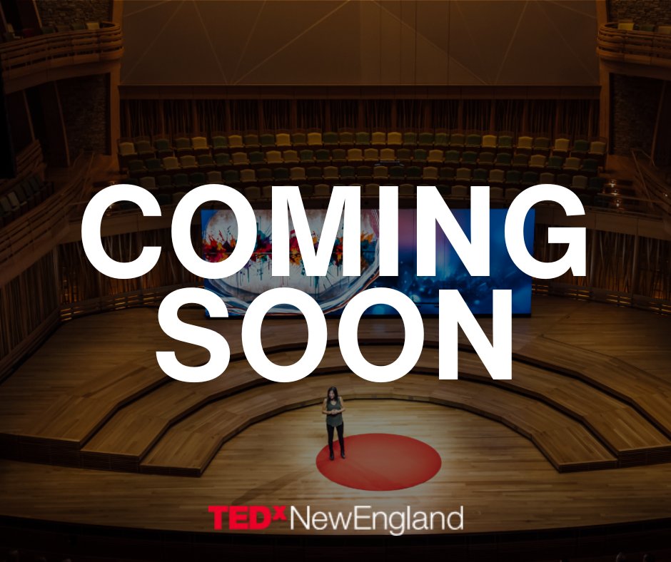 TEDxNE's tweet image. We’ve been getting lots of questions about the 2025 #TEDxNewEngland event, and we’re thrilled to finally share that we have big news coming your way soon! 🎉 Stay tuned — you won’t want to miss this announcement! #TEDxNE2025