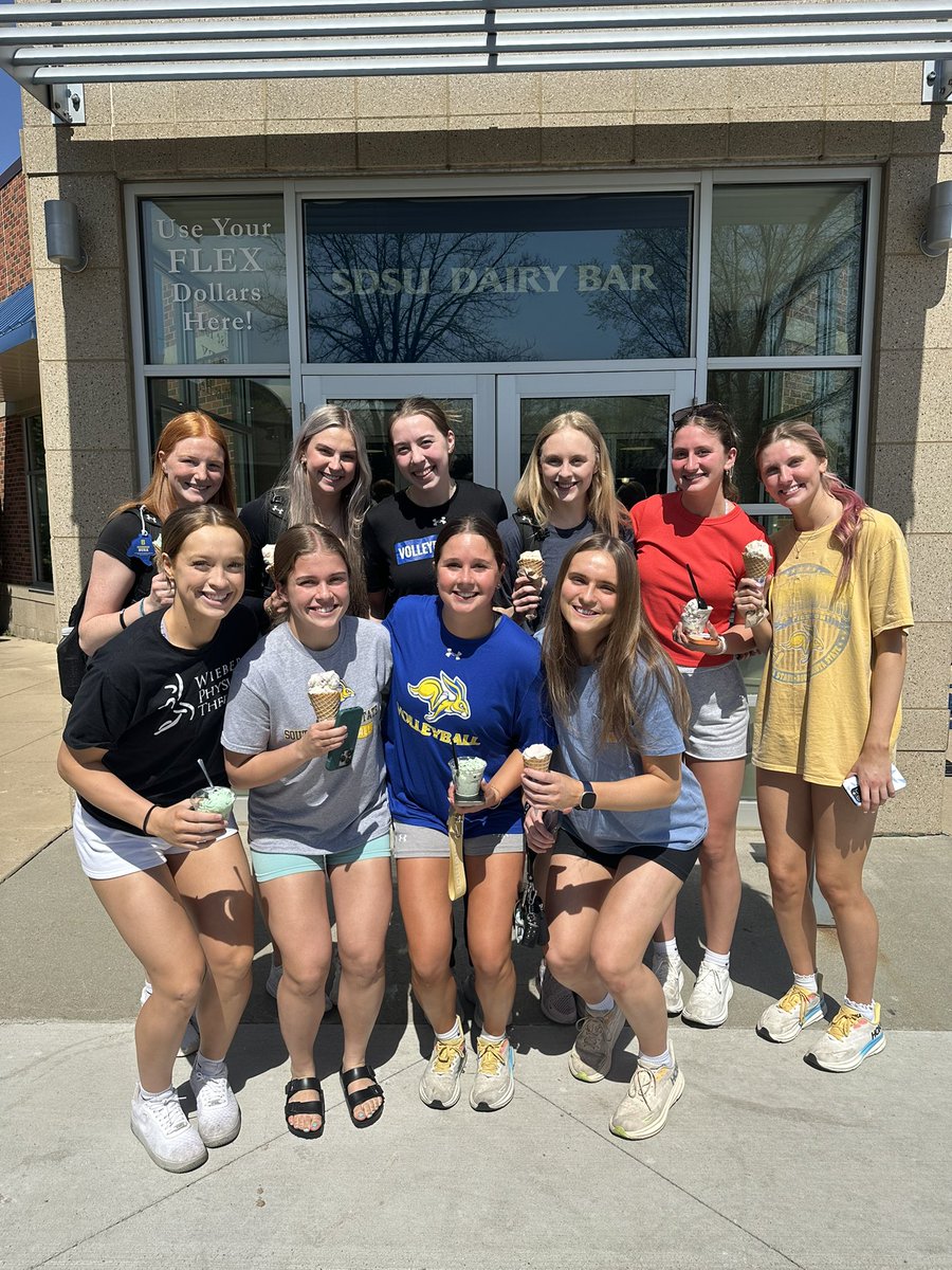 Dan Georgalas (@dandacoach) on Twitter photo A Finals Week tradition for <a href="/GoJacksVB/">Jackrabbit Volleyball</a>β¦a cold treat at the SDSU Dairy Bar! #GoJacks π° A Finals Week tradition for <a href="/GoJacksVB/">Jackrabbit Volleyball</a>β¦a cold treat at the SDSU Dairy Bar! #GoJacks π°