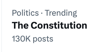 Ed_S_Price's tweet image. Just saw the Constitution trending on Twitter and was worried it had died. 

#theconstitution