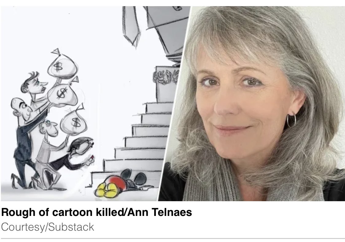 Katie Couric (@katiecouric) on Twitter photo Congratulations to <a href="/AnnTelnaes/">Ann Telnaes</a> who resigned from the <a href="/washingtonpost/">The Washington Post</a> when this political cartoon of tech executives groveling at the feet of <a href="/realDonaldTrump/">Donald J. Trump</a> was rejected by the paper. Yesterday it was announced she won a Pulitzer Prize. Congratulations to <a href="/AnnTelnaes/">Ann Telnaes</a> who resigned from the <a href="/washingtonpost/">The Washington Post</a> when this political cartoon of tech executives groveling at the feet of <a href="/realDonaldTrump/">Donald J. Trump</a> was rejected by the paper. Yesterday it was announced she won a Pulitzer Prize.