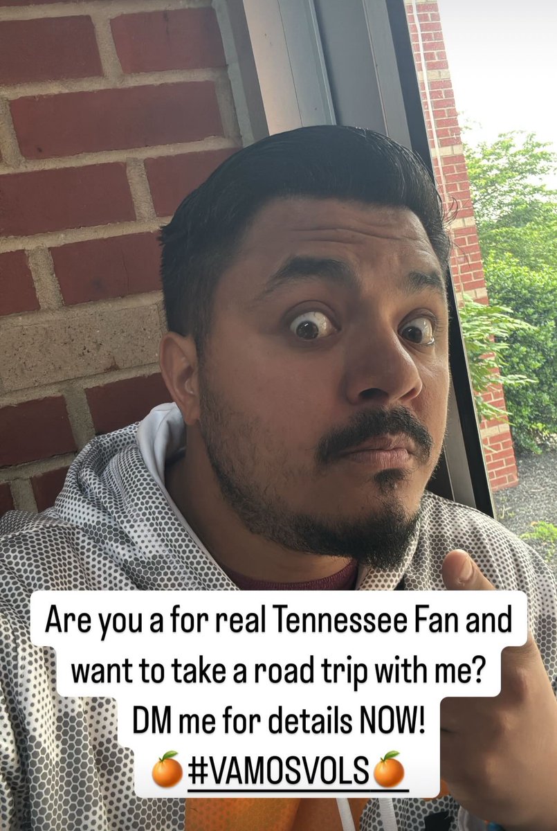 I need you! Let’s make this happen. DM me for details. Let’s take a road trip this Friday! 

🍊#VAMOSVOLS🍊