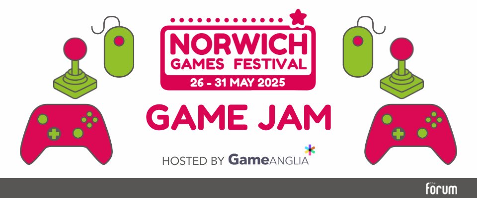 Game Anglia (@gameanglia) on Twitter photo The <a href="/NorwichGFest/">Norwich Games Festival</a> game jam has officially begun! 🎮
There's still time to sign up so don't miss out and get involved! ➡️ itch.io/jam/norwich-ga…
Thank you to <a href="/TheForumNorwich/">The Forum Norwich</a> for hosting the festival! 🤩
#NGF25 The <a href="/NorwichGFest/">Norwich Games Festival</a> game jam has officially begun! 🎮
There's still time to sign up so don't miss out and get involved! ➡️ itch.io/jam/norwich-ga…
Thank you to <a href="/TheForumNorwich/">The Forum Norwich</a> for hosting the festival! 🤩
#NGF25