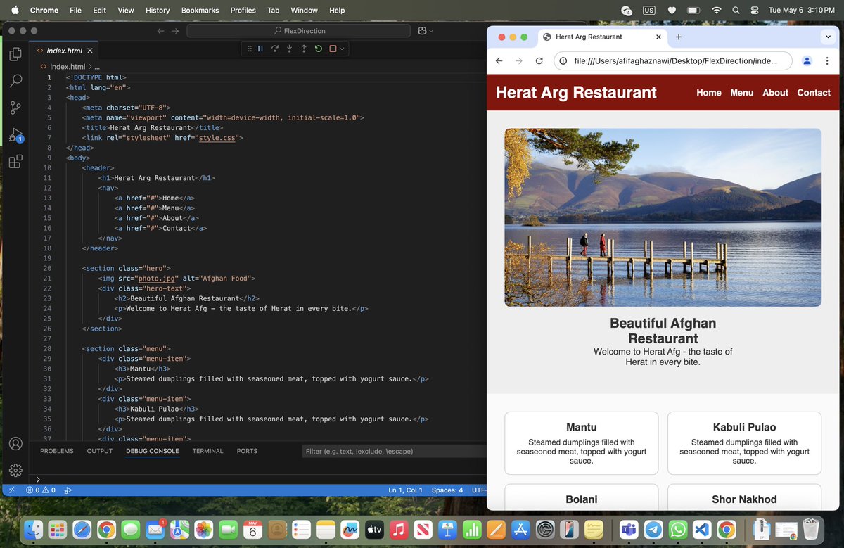 afifa_ghaznawi's tweet photo. Want to transform your layout in a snap?
Use flex-direction to flip, stack, or reverse with ease! 💫
One property, endless possibilities.
@E_Ehrari
@CodeToInspire
@f_forough
#CSS #WebDev #DesignPower #FlexDirection https://t.co/J4lGaaZJJ7