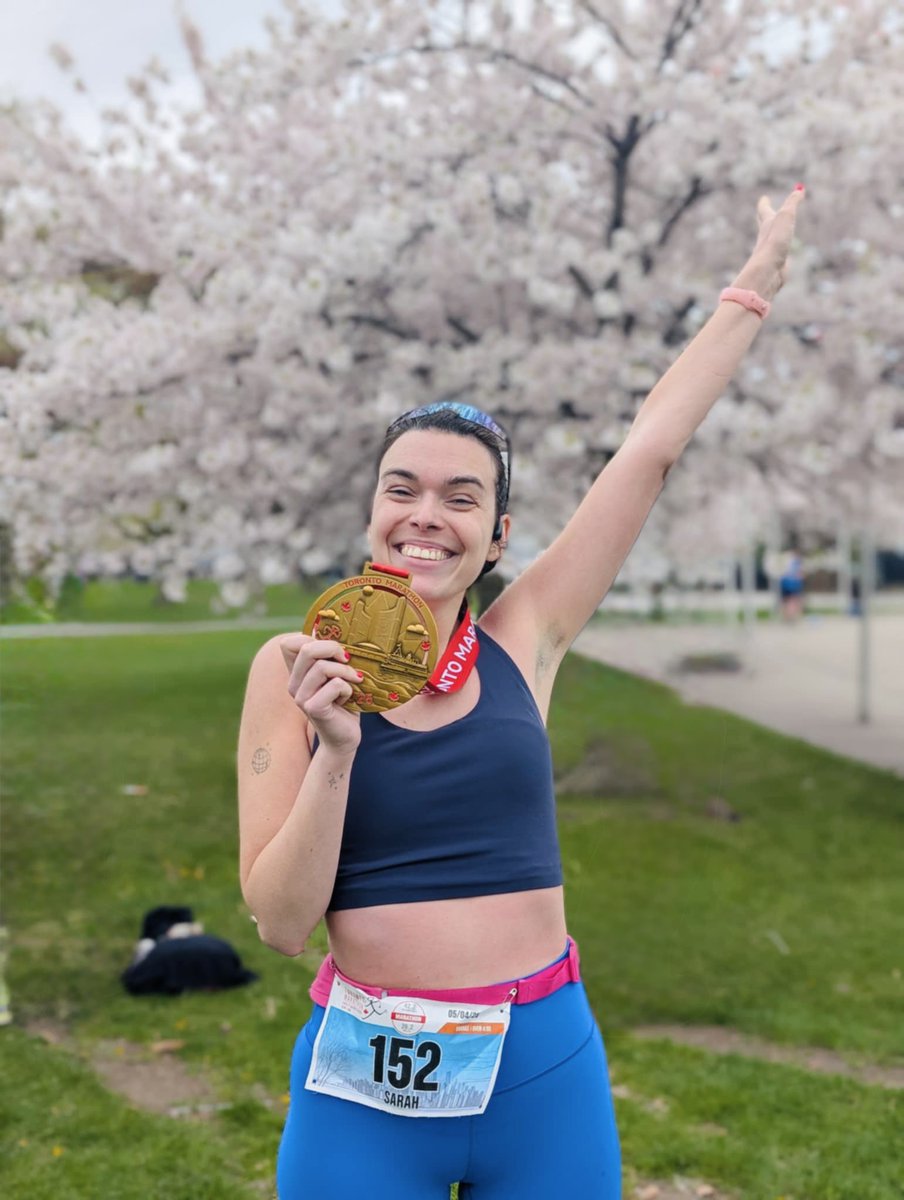 On Sunday I ran my first ever marathon in 4:55:30. 

It was the hardest thing I’ve ever done. I loved it and I can’t wait to do it again.