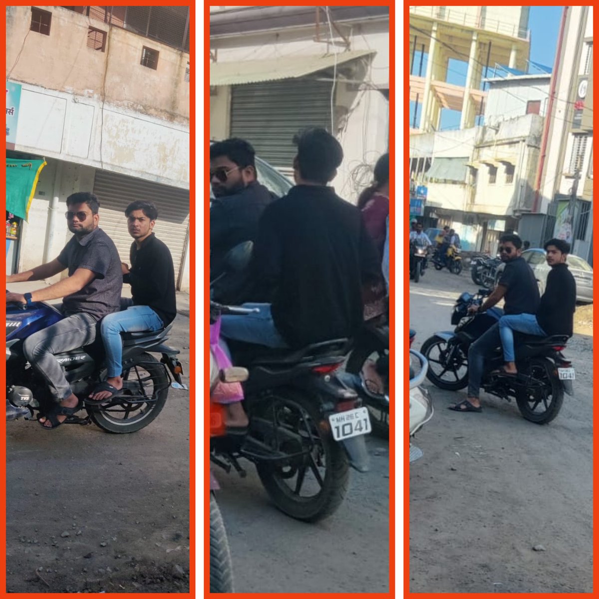 Jeet_900's tweet photo. @NandedPolice सोमेश कॉलनी कलामंदिर मागे माझ्या घरावर हे दोन संशयित  MH26C1041 या नंबर च्या गाडीवर येऊन पाळत ठेवत आहे. गाडीचा नंबर आणि अवस्था पाहता विसंगती जाणवत आहे त्वरित चौकशी करून कठोर कारवाई करावी ही नम्र विनंती.
@InfoNanded https://t.co/SPkVss0v6d