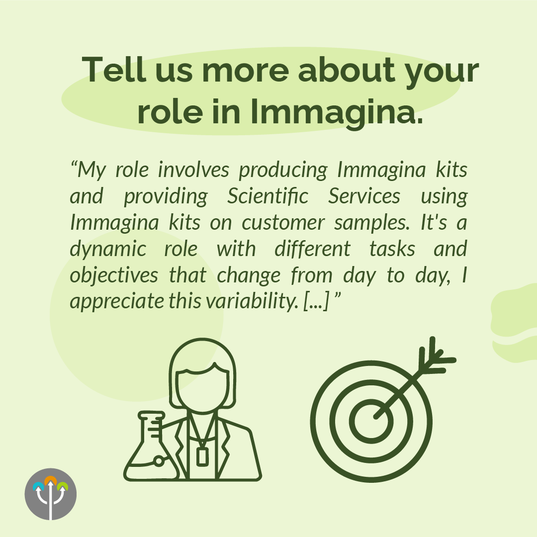 ImmaginaBiotech's tweet image. Meet Giulia, our Production Lead & Services Assistant for May! 🎉
With a Master’s in Food & Nutrition from UniPD and hands-on experience, she brings passion & precision to Immagina 👩🔬
Ready to hear her story? Check out the Q&A ✨
#employeespotlight #production #ribosome