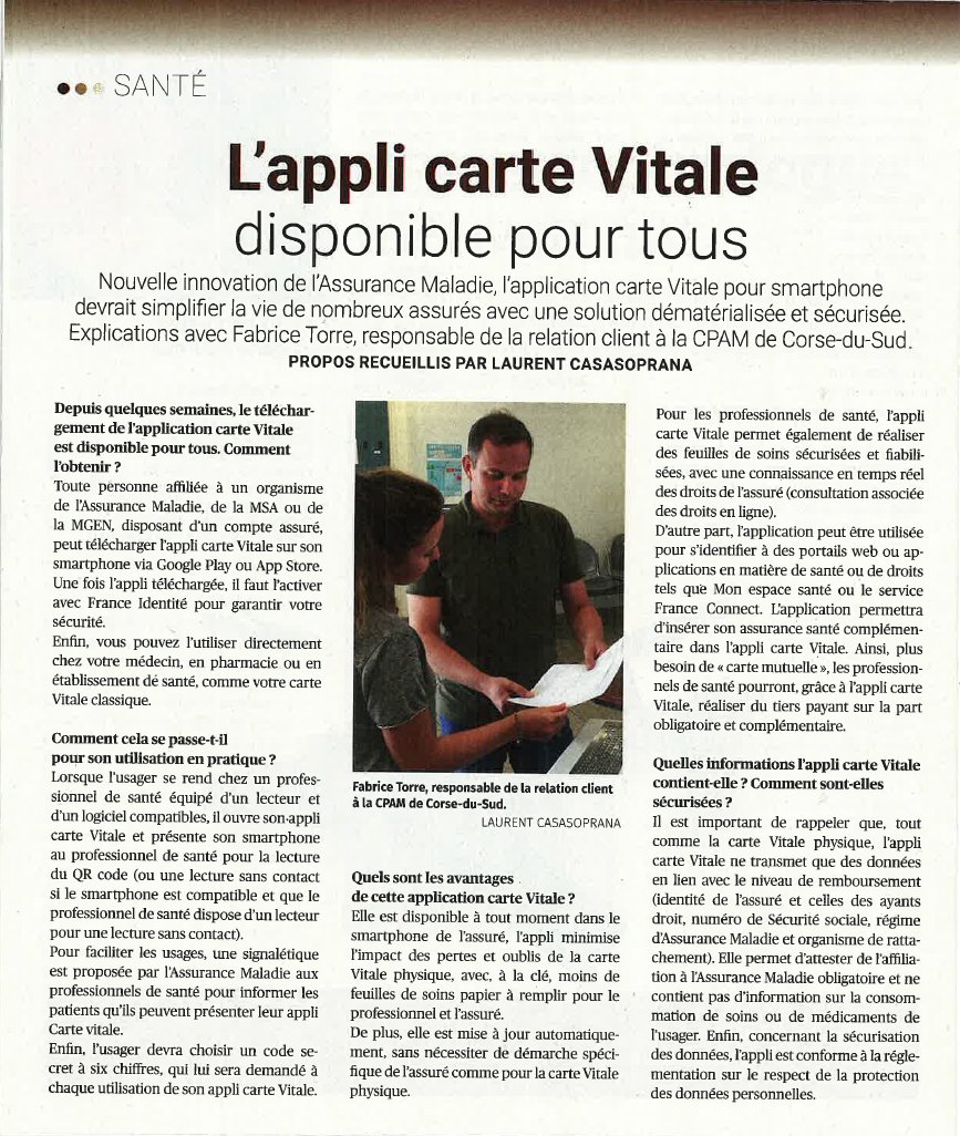 Assurance maladie de Corse du Sud tweet media