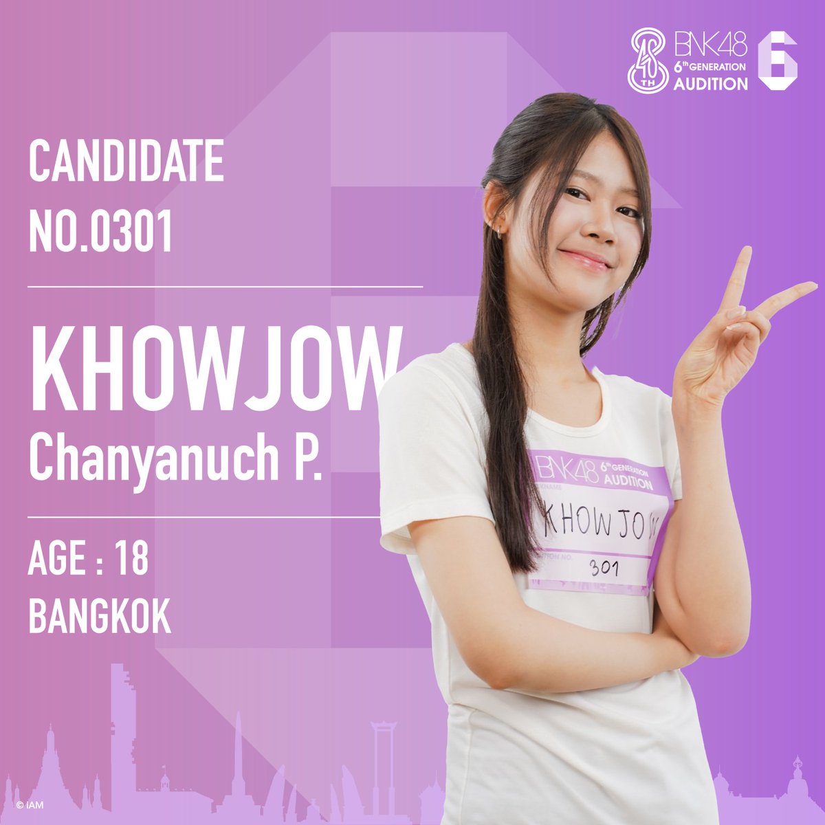 [🟣6️⃣] #BNK486thGEN_Candidates

BNK48 6th Generation Audition
Candidates [DAY 1]

#Cartoon_BNKG6C
#Inkcha_BNKG6C
#Kanliu_BNKG6C
#Khowjow_BNKG6C

#BNK486thGEN_Audition
#BNK486thGeneration
#BNK48