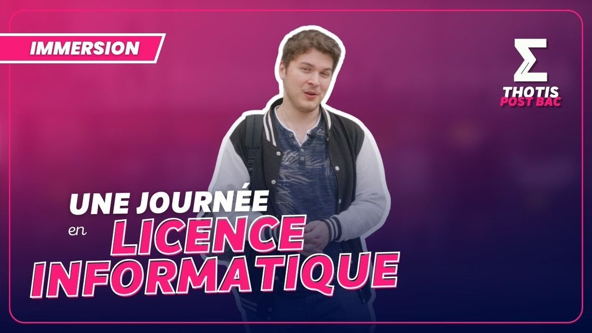 thotismedia's tweet image. #Immersion 📹 Une journée en licence informatique à @univ_lyon2 

Thotis a suivi Jolan, étudiant en deuxième année de licence informatique, pour découvrir à quoi ressemble son quotidien !

🔎 youtu.be/cic58ja59aQ

#licence #informatique #Thotis #Lyon @FranceUniv