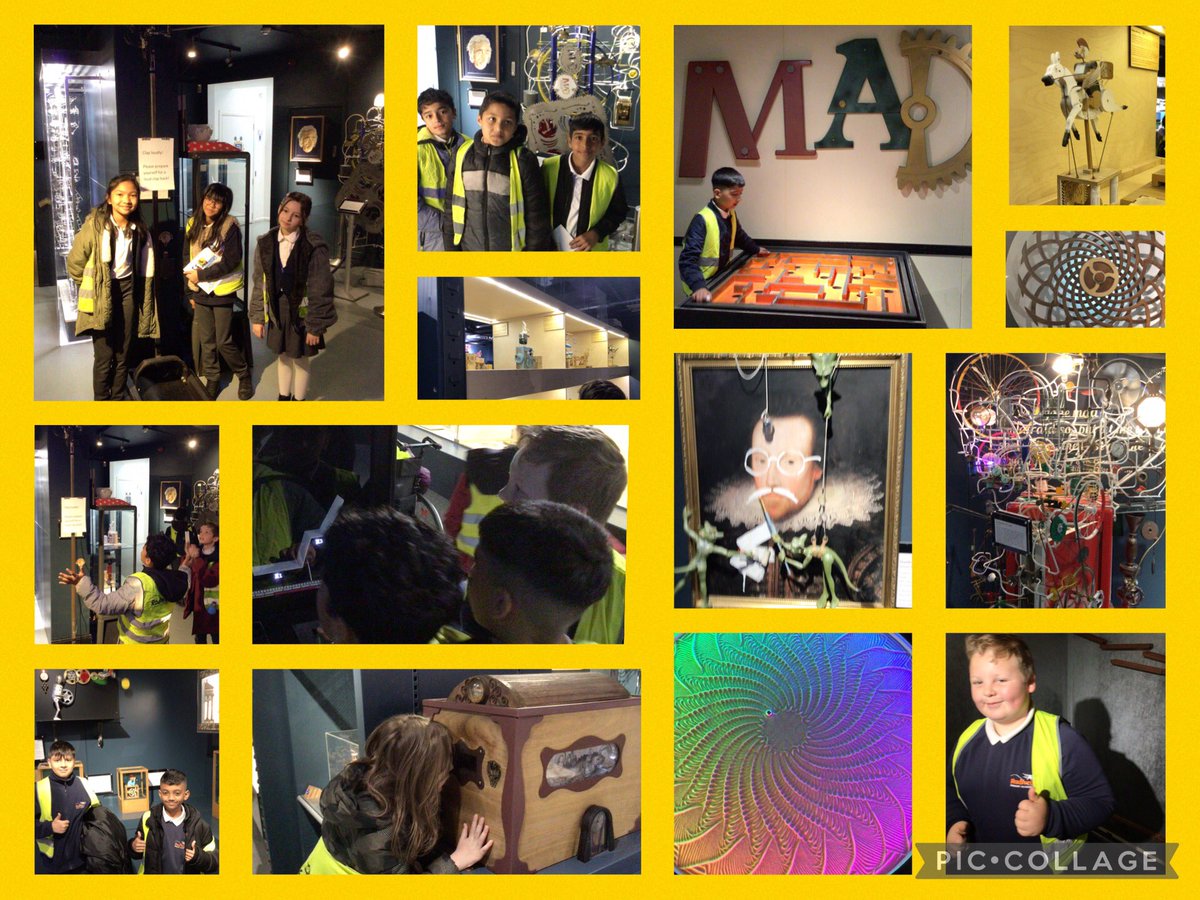 Year 5 were beautifully behaved at <a href="/theMADmuseum/">The MAD Museum</a> today! They absolutely loved exploring and learning more about CAM mechanisms! Well done Year 5! ⚙️✨