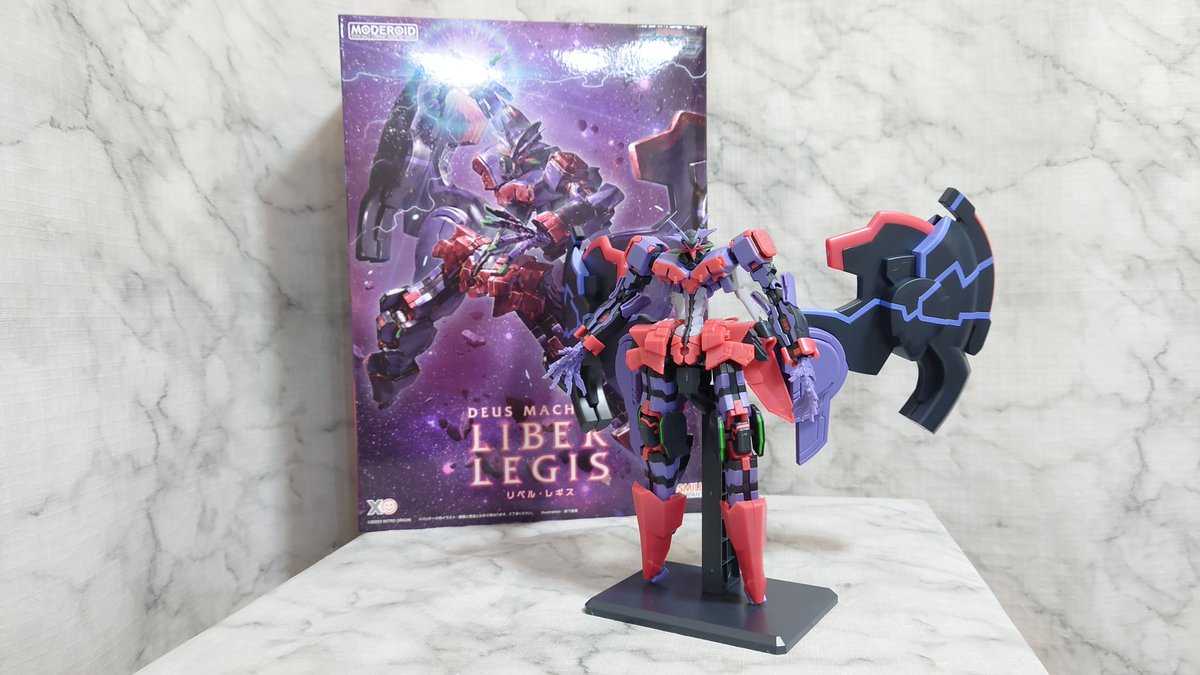 リベル・レギス完成～！ 製作時間はシール貼りまで大体4～5時間ほど