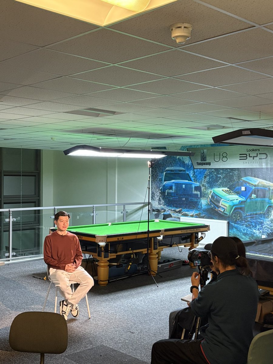 Now media from around the world are at our academy filming the new world champion Zhao Xintong 🙏🏻😀😀🏆
