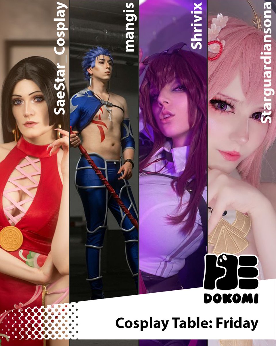 DoKomi's tweet photo. ✨ Cosplay Tables – Friday @ DoKomi 2025 ✨

🎉 Once again this year, you'll get the chance to meet your favorite cosplayers in person!
We've expanded our Cosplay Tables – more space, more talent, more community vibes! 💖

📍 Here’s your Meet &amp; Greet schedule for Friday: https://t.co/G8LdLw6BuX