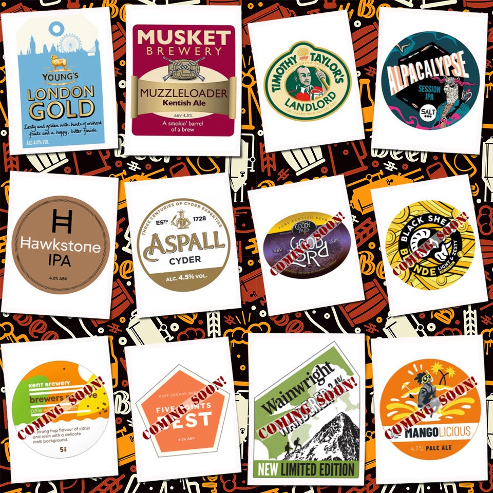 Two Sawyers Ale House (@twosawyersct1) on Twitter photo On the bar today!
Beer Board: bit.ly/3NA226u
<a href="/YoungsBeer/">Young's Beers</a> <a href="/musketbrewery/">Musket Brewery</a> <a href="/TimothyTaylors/">Timothy Taylor's Brewery</a> <a href="/SaltBeerFactory/">SALT</a> #hawkstonelager <a href="/Aspall/">Aspall</a>
#RealAleFinder On the bar today!
Beer Board: bit.ly/3NA226u
<a href="/YoungsBeer/">Young's Beers</a> <a href="/musketbrewery/">Musket Brewery</a> <a href="/TimothyTaylors/">Timothy Taylor's Brewery</a> <a href="/SaltBeerFactory/">SALT</a> #hawkstonelager <a href="/Aspall/">Aspall</a>
#RealAleFinder