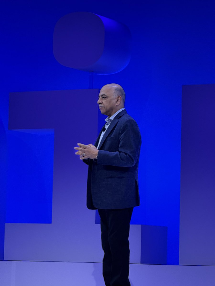 Great to hear from <a href="/ArvindKrishna/">Arvind Krishna</a> at <a href="/IBM/">IBM</a> at #IBMthink2025. “Technology is the source of competitive advantage” agree. Think about the speed of AI development. Remember when the narrative from @MITTechReview was “IT doesn’t matter” seems pretty silly now.