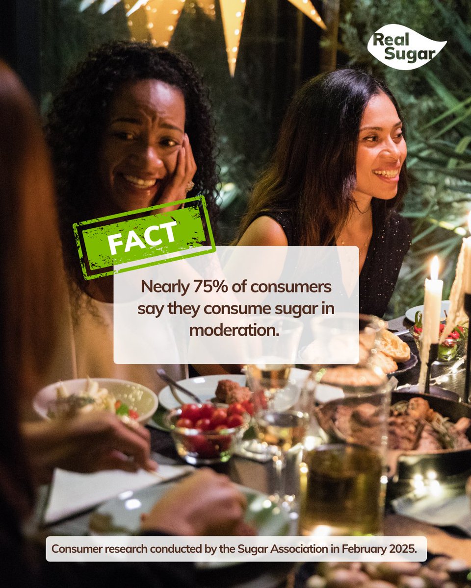 MoreToSugar's tweet photo. Consumers recognize that sugar helps food taste good, is a natural sweetener and plays a role in a balanced diet. #SugarintheDiet #SugarBalance #SugarFacts https://t.co/zN68dn9S9R