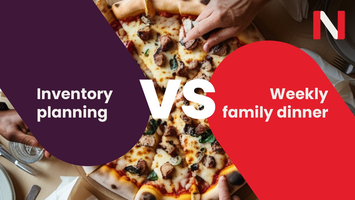 Inventory planning is like family dinner: plan ahead, everyone’s happy. Skip it? You’re out of nuggets, out of time, and everyone’s hangry. 🍝📦 bit.ly/3Yyyn5k

#InventoryPlanning #InventoryManagement
