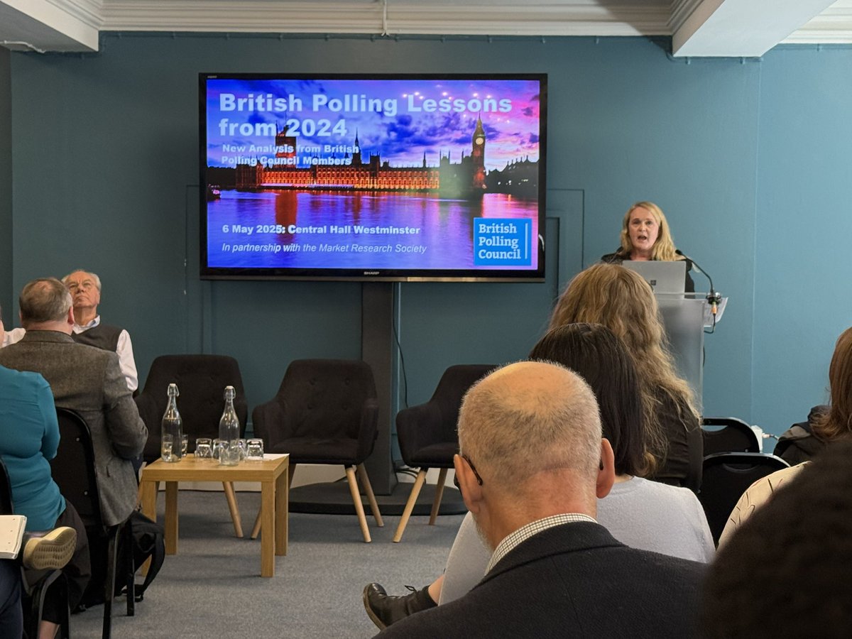 LucidTalk (@lucidtalk) on Twitter photo Prof Jane Green starts a <a href="/BritPollingCncl/">BritishPollingCounci</a> seminar in London covering “Lessons from the 2024 General Election”. The 2024 GE polling was fairly accurate, but nearly all British Polling Council members (including LucidTalk) are in attendance - always looking to learn & improve! Prof Jane Green starts a <a href="/BritPollingCncl/">BritishPollingCounci</a> seminar in London covering “Lessons from the 2024 General Election”. The 2024 GE polling was fairly accurate, but nearly all British Polling Council members (including LucidTalk) are in attendance - always looking to learn & improve!