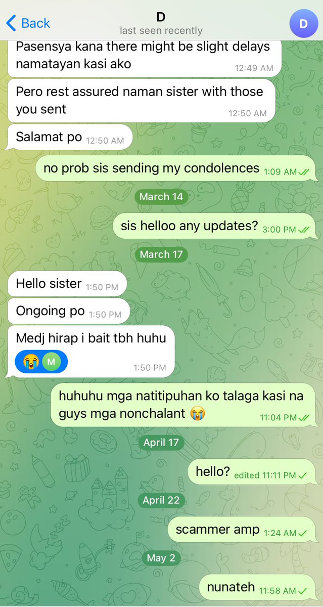 tiredark1's tweet photo. HAHA buti pa ‘to boso first, tong akin until now wala pa rin jusko po dinelete pa for the both of us ibang message ko sa tg https://t.co/VvPu3PRwvX