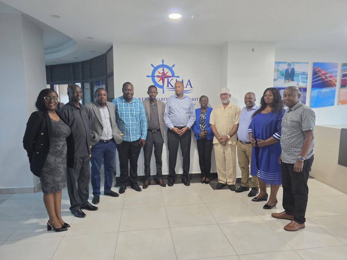 PS Aden Millah (@ps_adenmillah) on Twitter photo Today, I visited the Kenya Maritime Authority (KMA) <a href="/kmakenya/">Kenya Maritime Authority official</a> for a familiarisation meeting with the Board and senior management.
As a critical institution in our maritime governance framework, KMA plays a central role in promoting maritime safety, environmental protection, and Today, I visited the Kenya Maritime Authority (KMA) <a href="/kmakenya/">Kenya Maritime Authority official</a> for a familiarisation meeting with the Board and senior management.
As a critical institution in our maritime governance framework, KMA plays a central role in promoting maritime safety, environmental protection, and