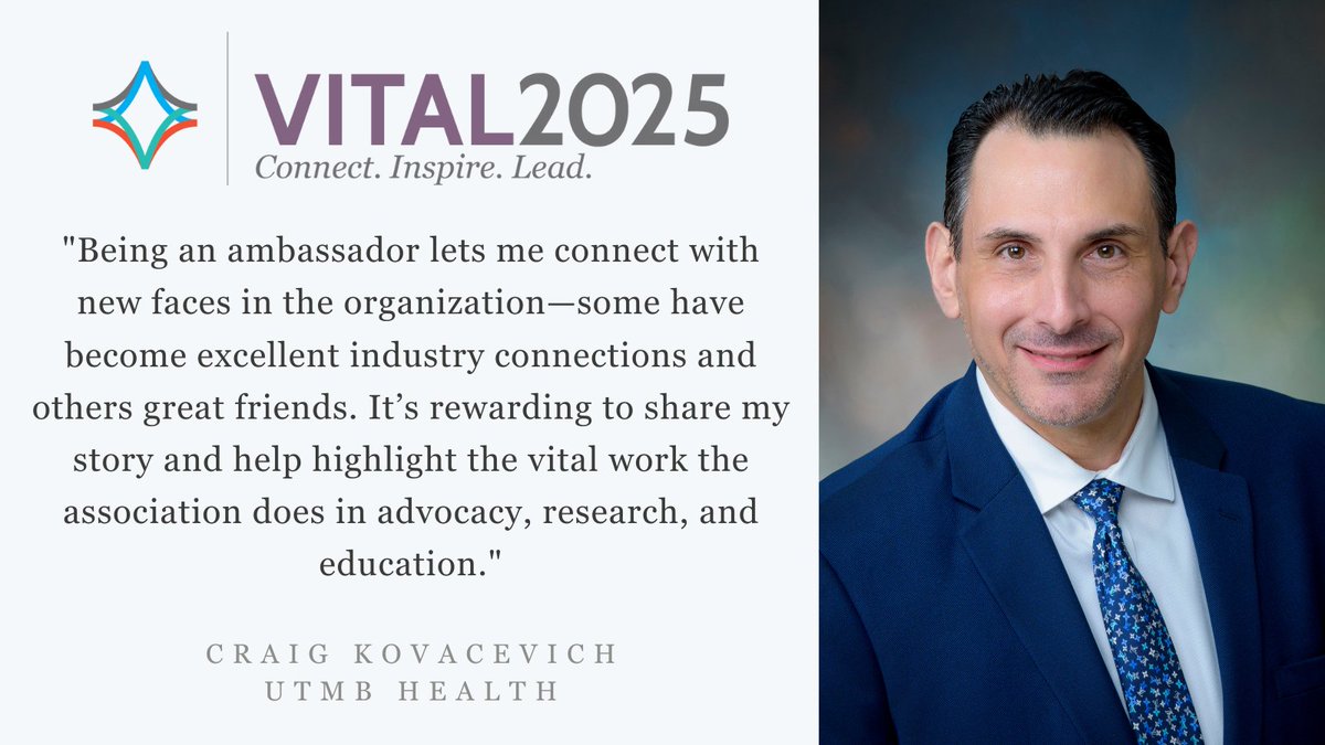 Interested in becoming a conference ambassador at #VITAL2025? It’s a meaningful way to make a real impact! Learn more: bit.ly/430ZSWF #EssentialHospitals #AmbassadorSpotlight #Leadership #HealthCareAdvocacy #WhyIVolunteer