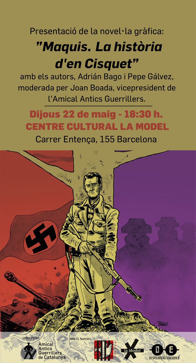 No us perdeu la presentació del Comic d'en Cisquet a la Model de Barcelona amb @exprespol_acepf <a href="/DesfiladeroE/">Desfiladero Ed</a>