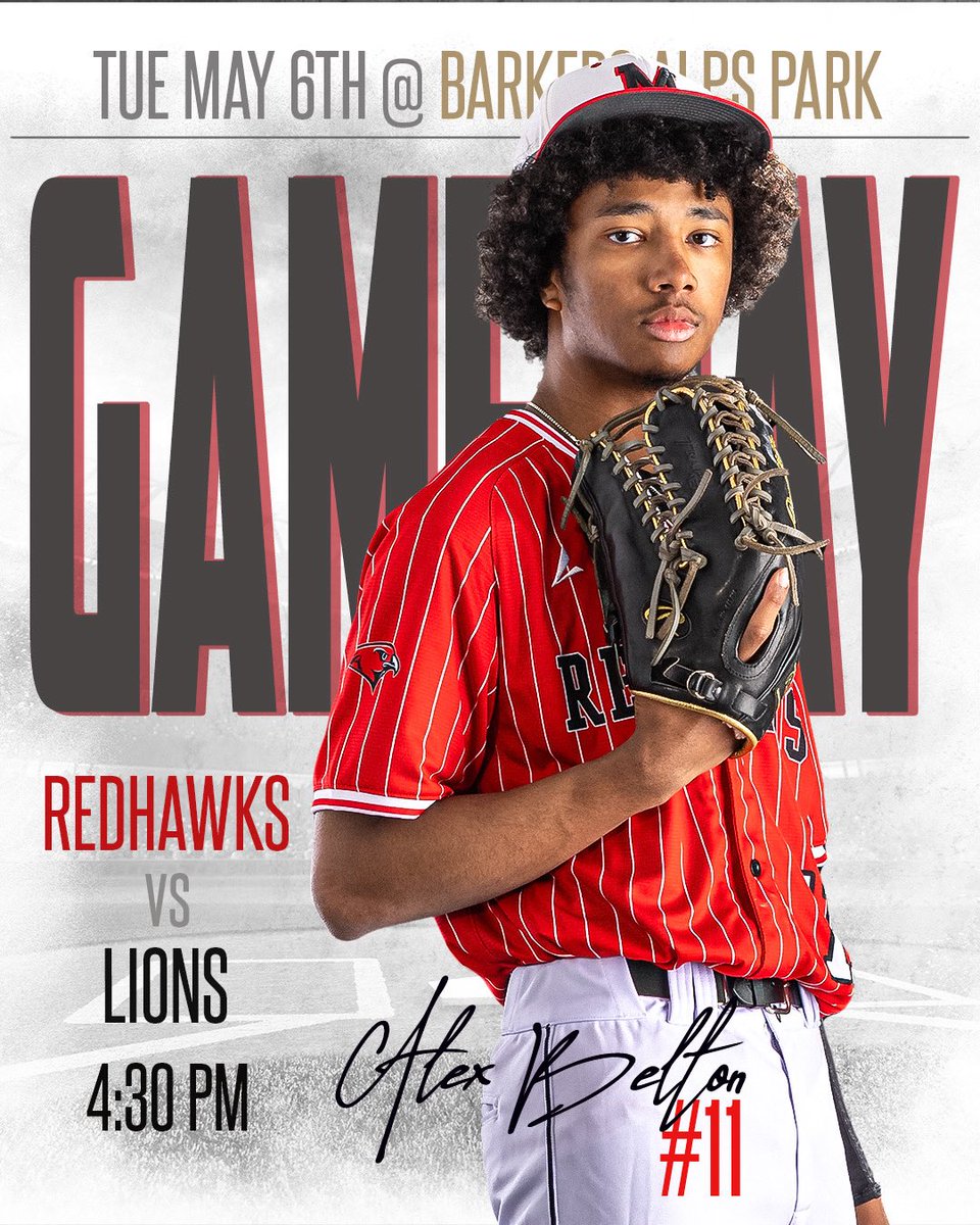 Senior Alex Belton brings us to game day 14. Today is a rescheduled game with St. Croix Prep at Barkers Alps Park in Bayport at 4:30. Go Redhawks!!!
