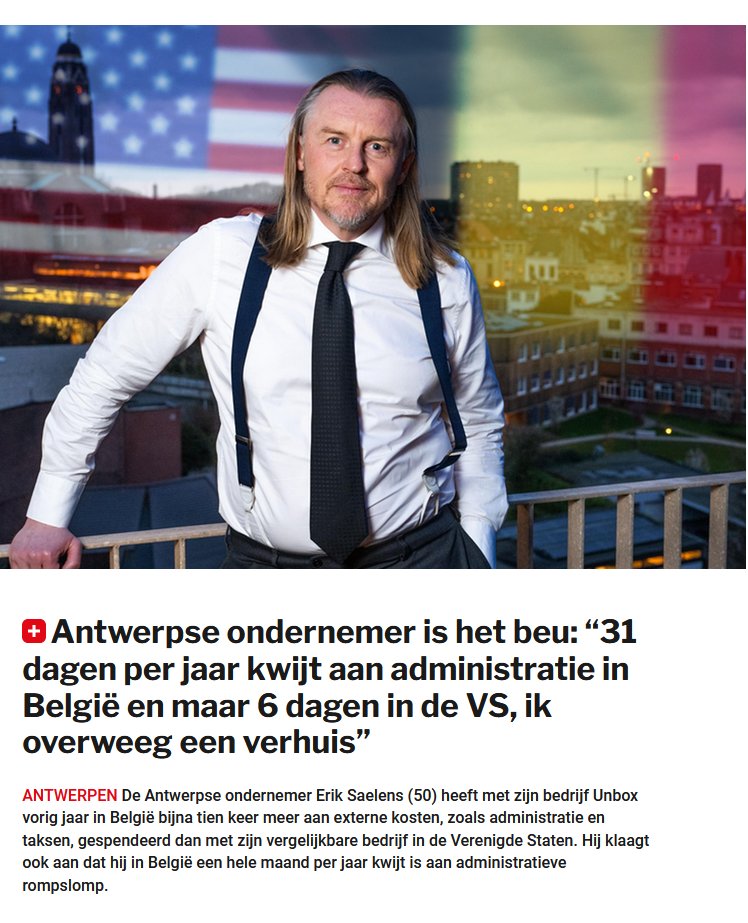 Van de uitvinder van het statiegeldsysteem waarbij je iedere PMD verpakking moet scannen vooraleer deze in de blauwe zak te werpen: "Teveel administratieve rompslomp in België, ik verhuis". 🤡