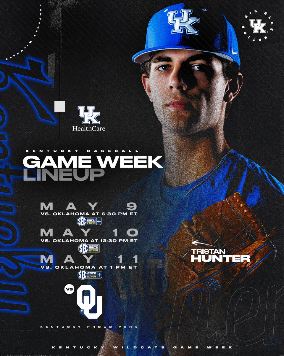 Big weekend for the boys!

Senior Day is Saturday and it's Salute to Service Weekend. We NEED you this weekend, #BBN! Students, crush your final exams then hang around a couple extra days to show the SEC newcomers what KPP can be.

🎫UKBaseballTix.com