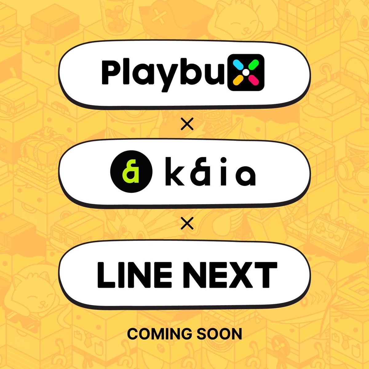 🚀 Guess what @Playbuxco is cooking up with <a href="/KaiaChain/">Kaia</a> &amp; LINE 60M users! 🤔 Drop your prediction below, LIKE, and QT this tweet. Correct answer wins $200 USDT! 💰 Let’s make waves with <a href="/dapp_portal/">Dapp Portal</a>! 🌊 #Web3 #Kaia #Playbux #LINE #LINENEXT