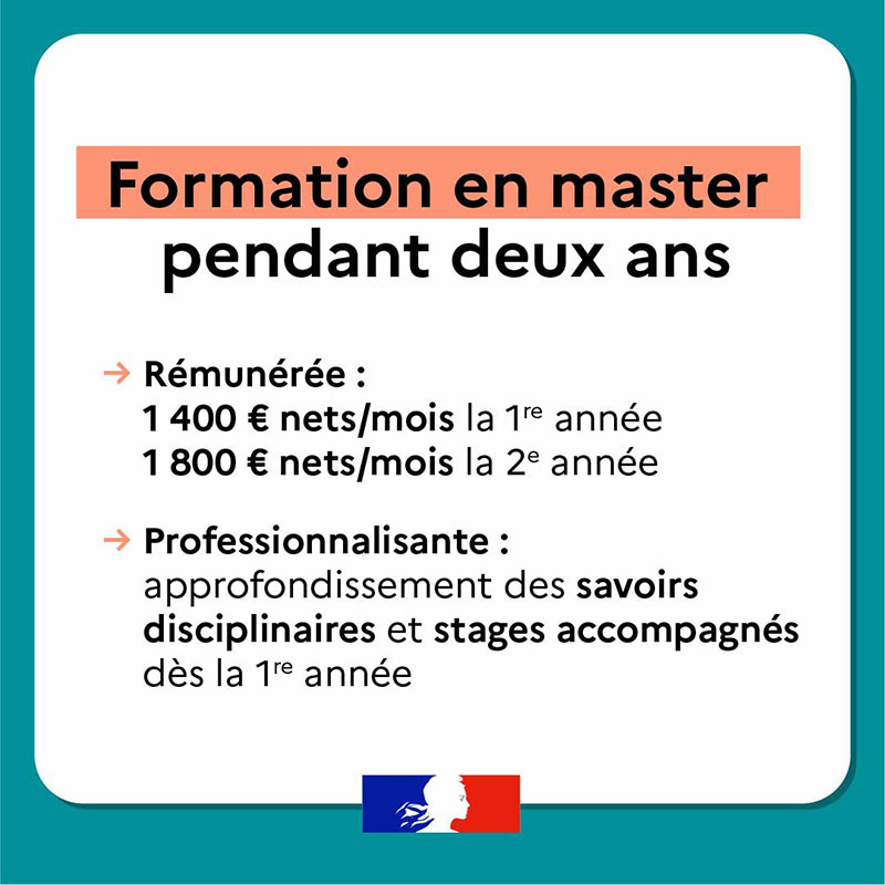 education_gouv's tweet photo. 🎓 Vous êtes en L3 à la rentrée prochaine?

Une réforme de la formation des enseignants entre en vigueur pour mieux vous accompagner vers le métier de professeur : concours à bac + 3, professionnalisation dès la licence, préparation aux concours…
