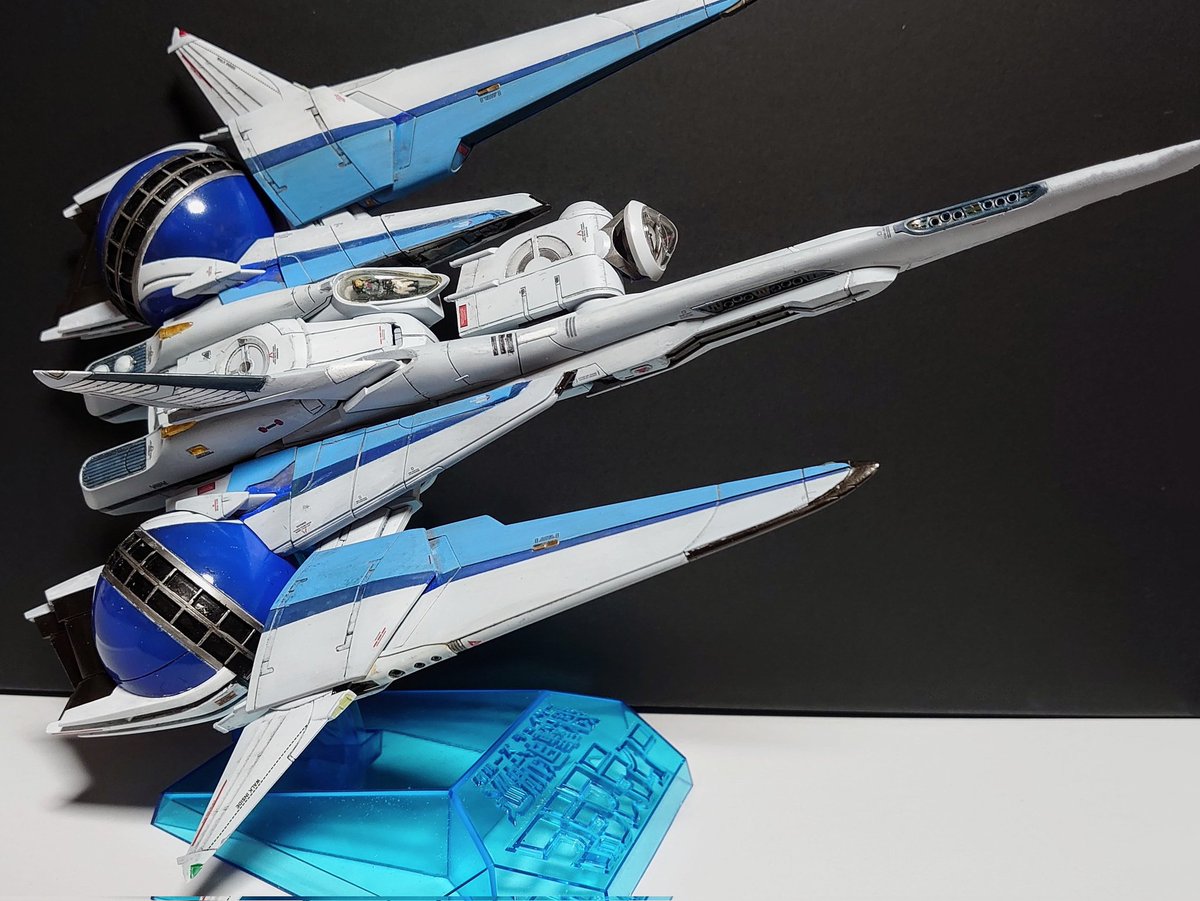 white_okojyo's tweet photo. CCC-01 (SPEX-07)
United Nations Starship
BLASSTY
どうしてもやりたくなって
インパルスドライブ辺りに
ホワイト入れてみた。
ラインが繋がっていい感じ
#PLAMAX #BLASSTY #ブラスティー #プラモデル https://t.co/WMV2X7P1ha