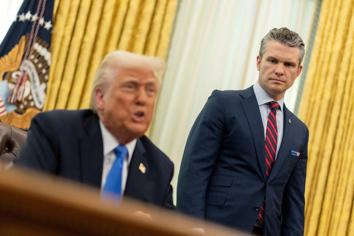 Trump didn’t know Pentagon paused Ukraine aid in February.

Reuters: U.S. military aid to Ukraine was paused in early Feb — not by Trump, but by Defense Secretary Hegseth. There was no presidential order. The White House and State Department weren’t informed. 1/