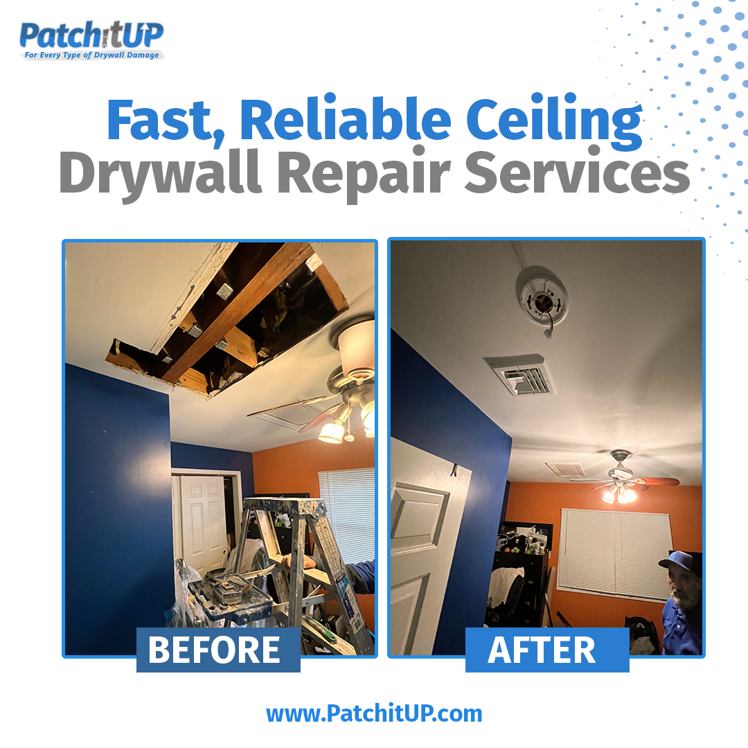 PatchitupTeam's tweet image. Cracks or damage on your ceiling? Get fast, reliable ceiling drywall repair services with PatchitUP! Quality you can trust, results you’ll love.
Visit: patchitup.com/locations/nass…
#CeilingRepair #DrywallExperts #PatchitUP #HomeFix #WallRepair