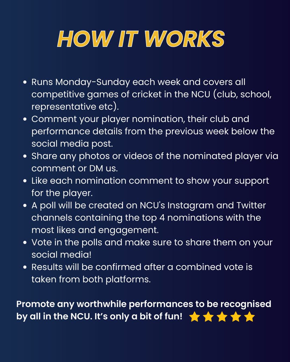 Northern Cricket Union tweet media