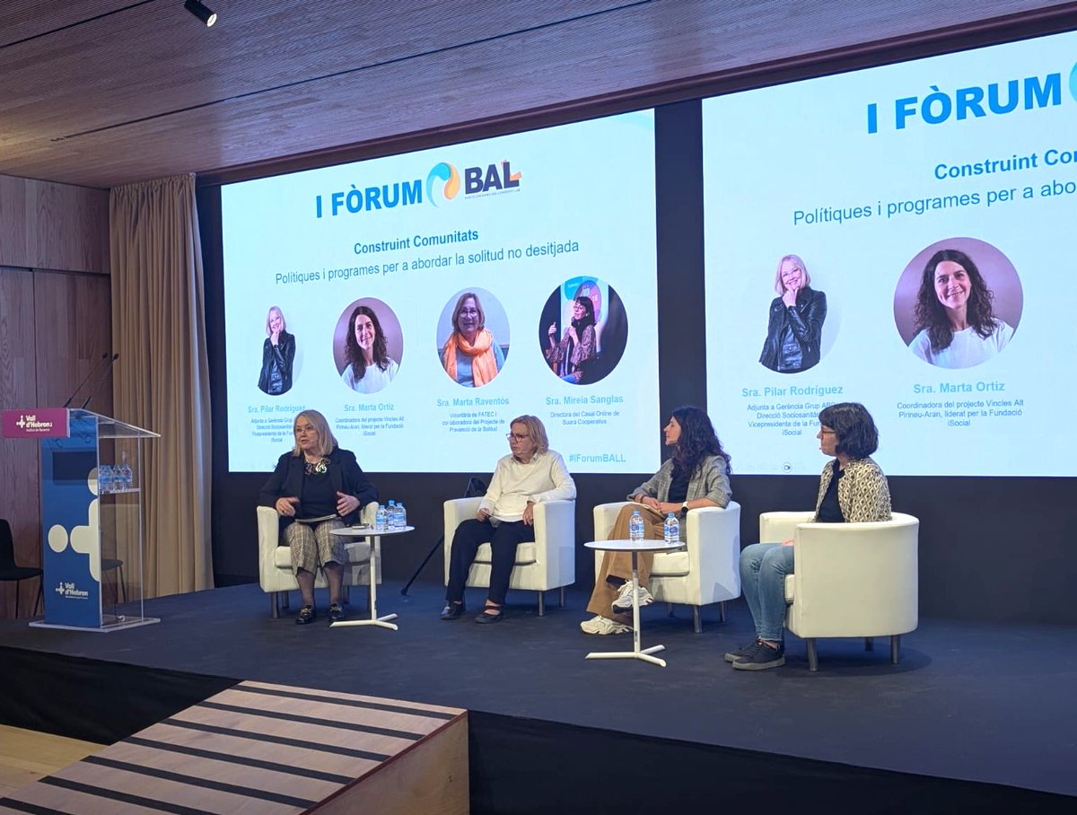 ABD (@abd_ong) on Twitter photo 📢 Avui hem participat a l'acte "Construint un Envelliment Participatiu i Ètic", organitzat per <a href="/BALL_AgingLab/">Barcelona Aging and Longevity Lab (BALL)</a>
🗣️ <a href="/BeniPilar/">Pilar Rodriguez Benito</a>, adjunta a gerència i directora de la Unitat Operativa Sociosanitària del Grup <a href="/abd_ong/">ABD</a> , i vicepresidenta de la <a href="/Fund_iSocial/">Fundació iSocial</a> , ha moderat la taula 📢 Avui hem participat a l'acte "Construint un Envelliment Participatiu i Ètic", organitzat per <a href="/BALL_AgingLab/">Barcelona Aging and Longevity Lab (BALL)</a>
🗣️ <a href="/BeniPilar/">Pilar Rodriguez Benito</a>, adjunta a gerència i directora de la Unitat Operativa Sociosanitària del Grup <a href="/abd_ong/">ABD</a> , i vicepresidenta de la <a href="/Fund_iSocial/">Fundació iSocial</a> , ha moderat la taula