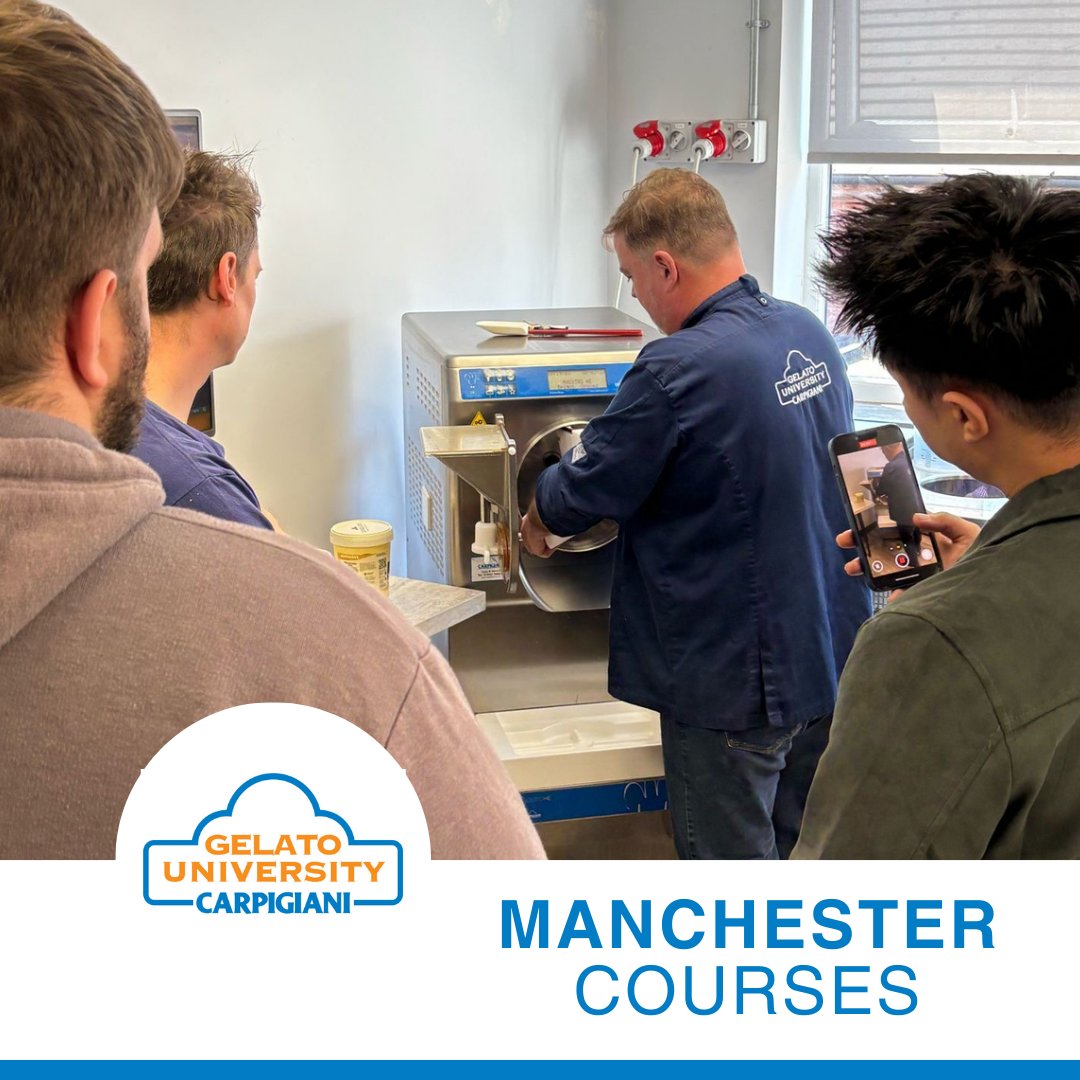 Upcoming Introduction to Gelato courses in Manchester Food Sorcery,!

📆 20 May 2025

📆 8 July 2025

📆 9 September 2025
 
Find out more and book online: bit.ly/4m7DmEk

#Carpigiani #Manchester #Gelato #GelatoUniversity #FoodSorcery #Foodservice