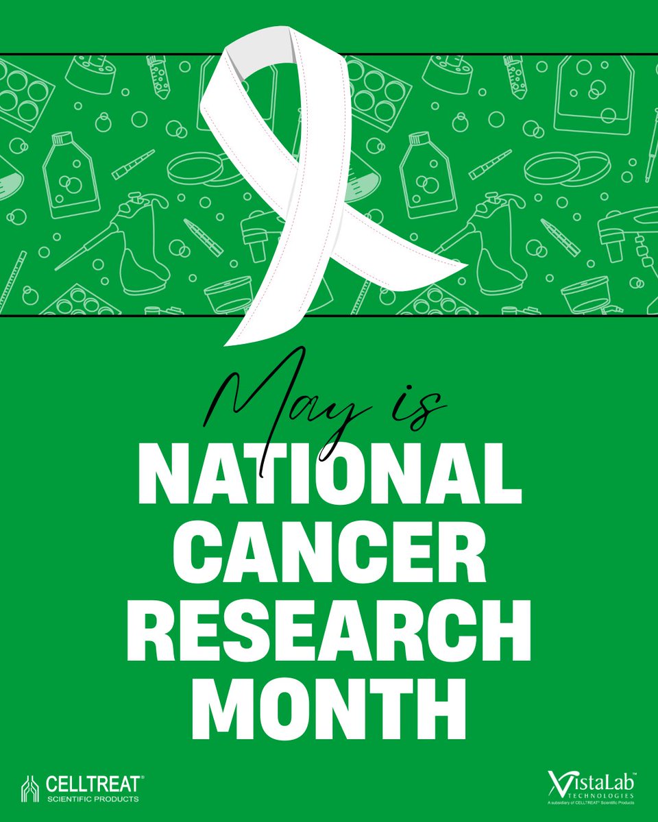 Celltreat's tweet photo. Honoring the scientists, clinicians, and researchers making strides every day. 💙🔬 May is National Cancer Research Month — together, we support the search for cures.
#CancerResearch #ResearchMatters #LabLife #ScienceForACure #CELLTREATCares https://t.co/q1GGAfSxUn