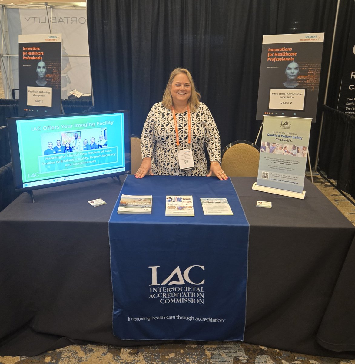 IAC is exhibiting in-person at Siemens Innovations for Healthcare 2025 in Dallas! Stop by our booth (2) to chat with staff about our accreditation programs! #committedtoquality