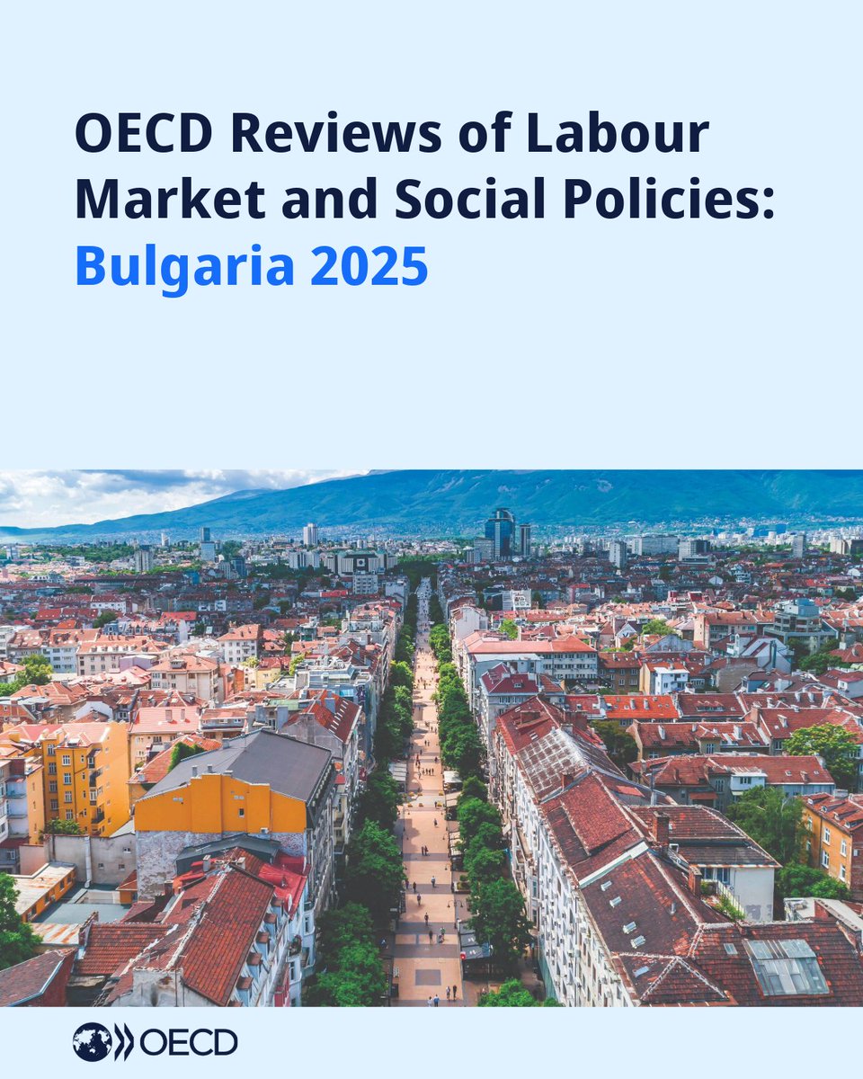 OECD Social (@oecd_social) on Twitter photo Just released: The <a href="/OECD/">OECD ➡️ Better Policies for Better Lives</a>’s Review of Labour Market and Social Policies in #Bulgaria, prepared in the context of Bulgaria’s accession process to OECD.
Find out how Bulgaria compares to OECD countries in the areas of employment, social and migration policy: oe.cd/60u Just released: The <a href="/OECD/">OECD ➡️ Better Policies for Better Lives</a>’s Review of Labour Market and Social Policies in #Bulgaria, prepared in the context of Bulgaria’s accession process to OECD.
Find out how Bulgaria compares to OECD countries in the areas of employment, social and migration policy: oe.cd/60u