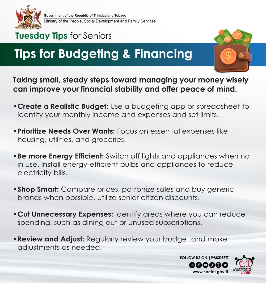 Ministry of Social Development and Family Services tweet media