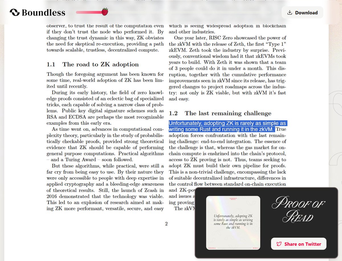 RomanGroonev's tweet photo. I have read the @boundlesshq whitepaper. Here is proof: https://t.co/9uyUjouOa7