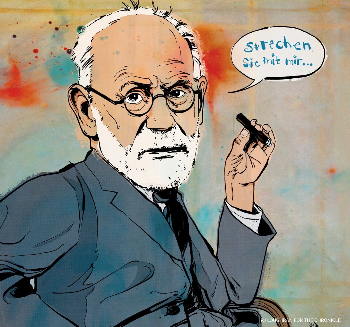 IPAonline's tweet photo. Celebrating Freud Day, 6 May
His spirit is alive in our work and our culture.

We created a video, Dear Dr Freud, with several members of IPA leadership
https://t.co/1kMAl37irt

#Freud #FreudDay #psychology #psychoanalysis

Image thanks to The Chronicle https://t.co/Nvt1bHcXGD https://t.co/bFF4Z9LnLc
