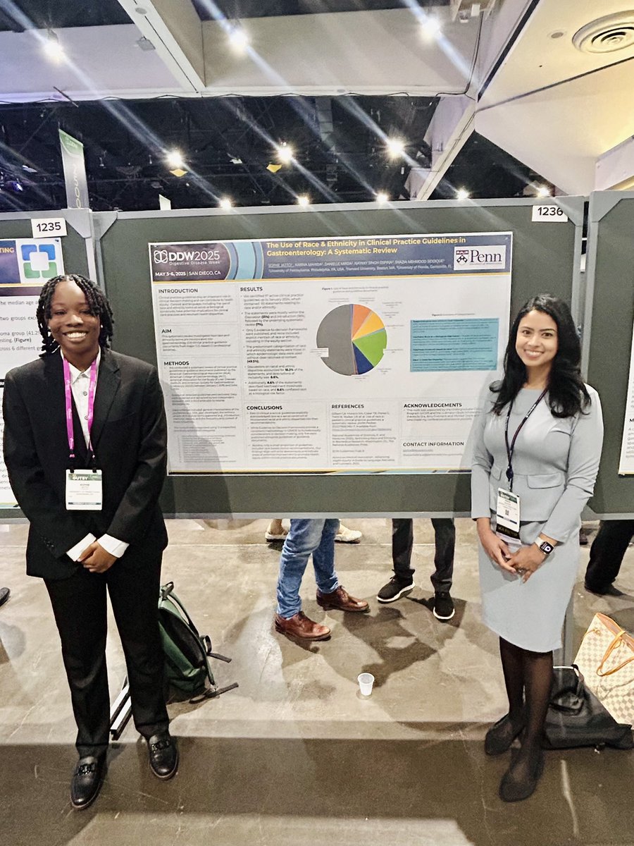 Shazia Siddique MD MS (@shaziamsiddique) on Twitter photo So proud of Sophie Jatto for presenting her research on race & ethnicity in GI guidelines! 🔥<a href="/penngihep/">@PennGIHep</a> @ucspinfo <a href="/DrsMeena/">Meena Bewtra</a> So proud of Sophie Jatto for presenting her research on race & ethnicity in GI guidelines! 🔥<a href="/penngihep/">@PennGIHep</a> @ucspinfo <a href="/DrsMeena/">Meena Bewtra</a>