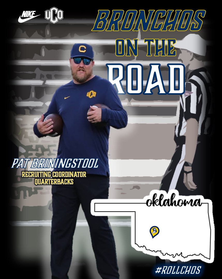 Patrick Briningstool (@pbriningstool) on Twitter photo On the road today with my guys <a href="/Rick6Roberts/">Rick Roberts</a> & <a href="/Coach_Harwell/">Jesse Harwell</a> in Southern Oklahoma, looking for the next group of Bronchos to take the drive up I-35 to Edmond
#RollChos On the road today with my guys <a href="/Rick6Roberts/">Rick Roberts</a> & <a href="/Coach_Harwell/">Jesse Harwell</a> in Southern Oklahoma, looking for the next group of Bronchos to take the drive up I-35 to Edmond
#RollChos