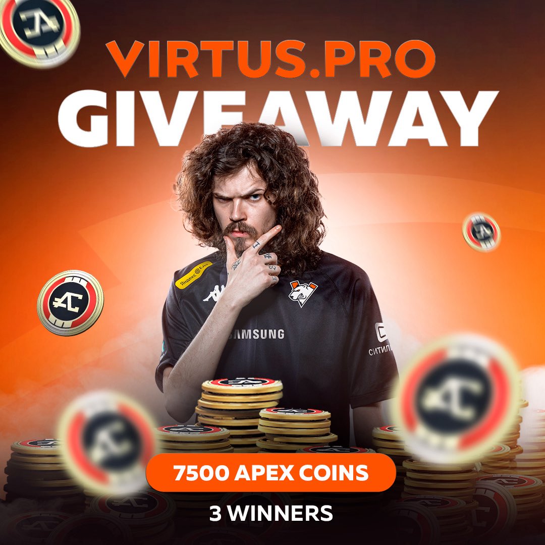 Virtus.pro Apex (@virtuspro_apex) on Twitter photo 18th place at ALGS OPEN LAN ahh giveaway
APEX COINS • 3 WINNERS
1. Follow <a href="/virtuspro_apex/">Virtus.pro Apex</a>
2. Like and repost
3. Tag 1 friend
We’ll know the results on May 13. 18th place at ALGS OPEN LAN ahh giveaway
APEX COINS • 3 WINNERS
1. Follow <a href="/virtuspro_apex/">Virtus.pro Apex</a>
2. Like and repost
3. Tag 1 friend
We’ll know the results on May 13.