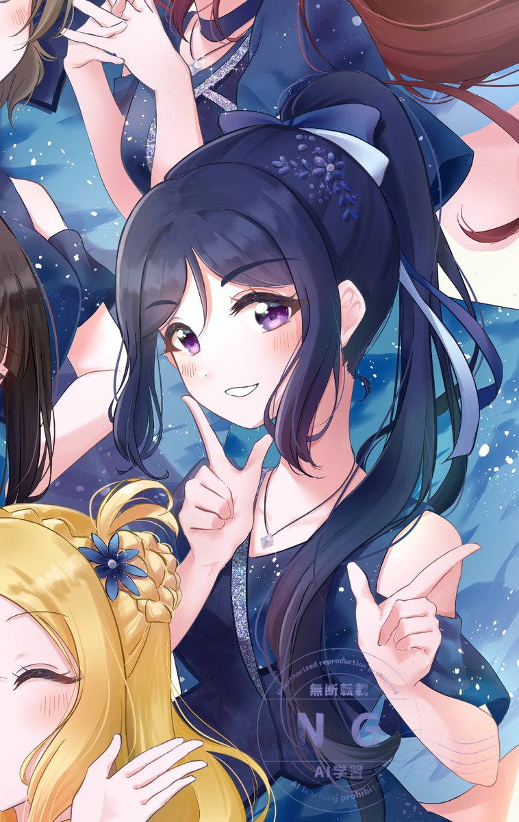 お久しぶりです！
Aqoursフィナーレののぼりデザインに応募しました😚こちらはその一部です！
Aqours9人頑張って描いたので抽選当たったらぜひ会場で見てください🙌✨