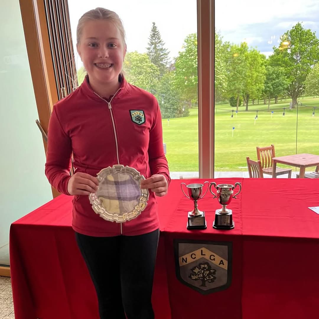 Well done to <a href="/bwjuniorgolf/">Belton W Junior Golf</a> Sofia Evision winning the Notts Junior Championships U16, U14 and bronze competitions at Beeston Fields Golf Club