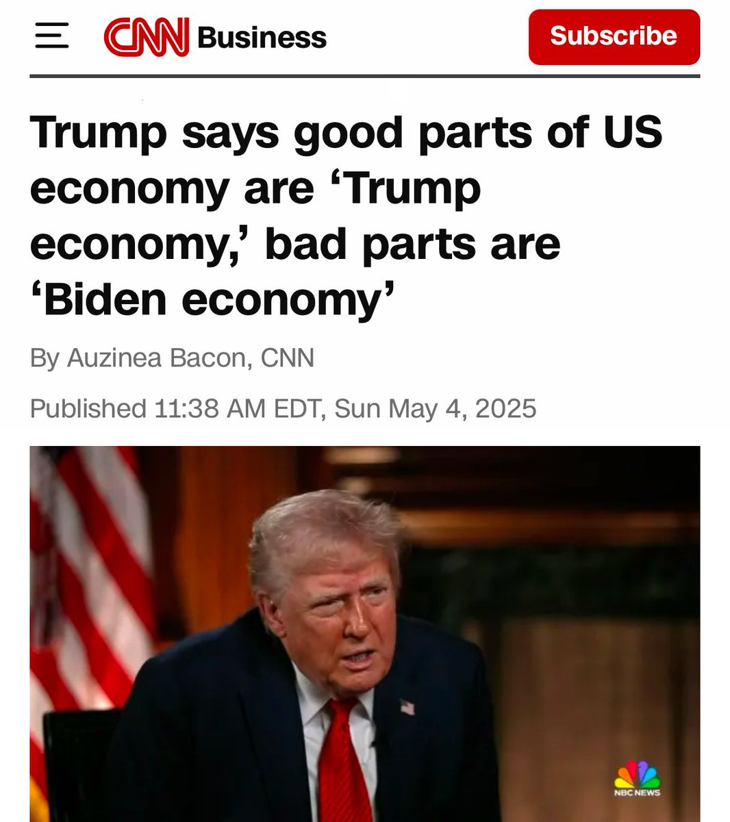 While Trump’s tariffs tank our economy and crush small businesses, he’s pointing fingers instead of taking accountability. Trump has no idea what he’s putting working families through because he’s never struggled a day in his life.